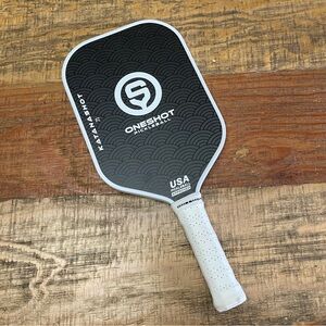 Oneshot Pickleball Paddle in Black and White